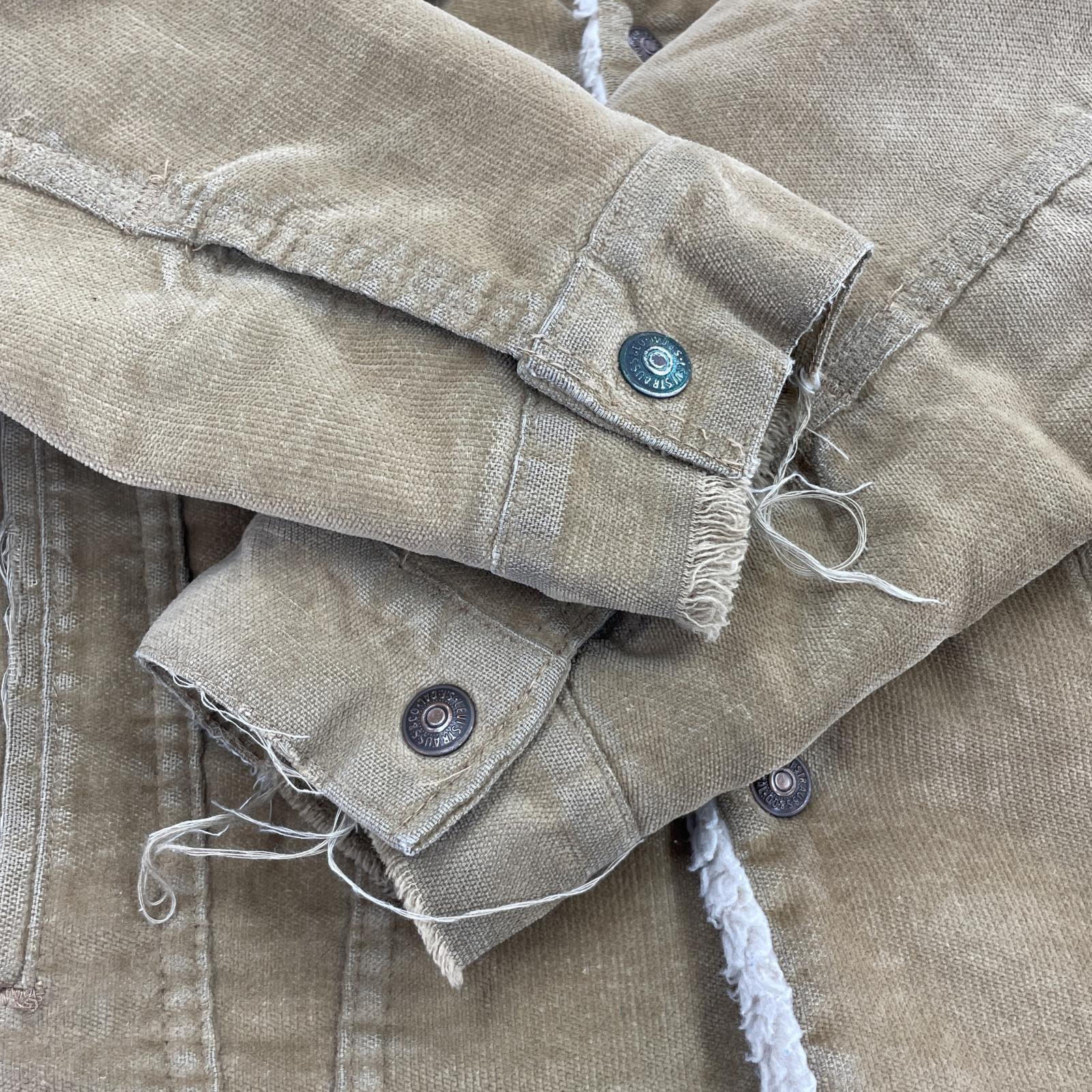 その他アウター Levi's ベロアボアジャケット (36) キャメル