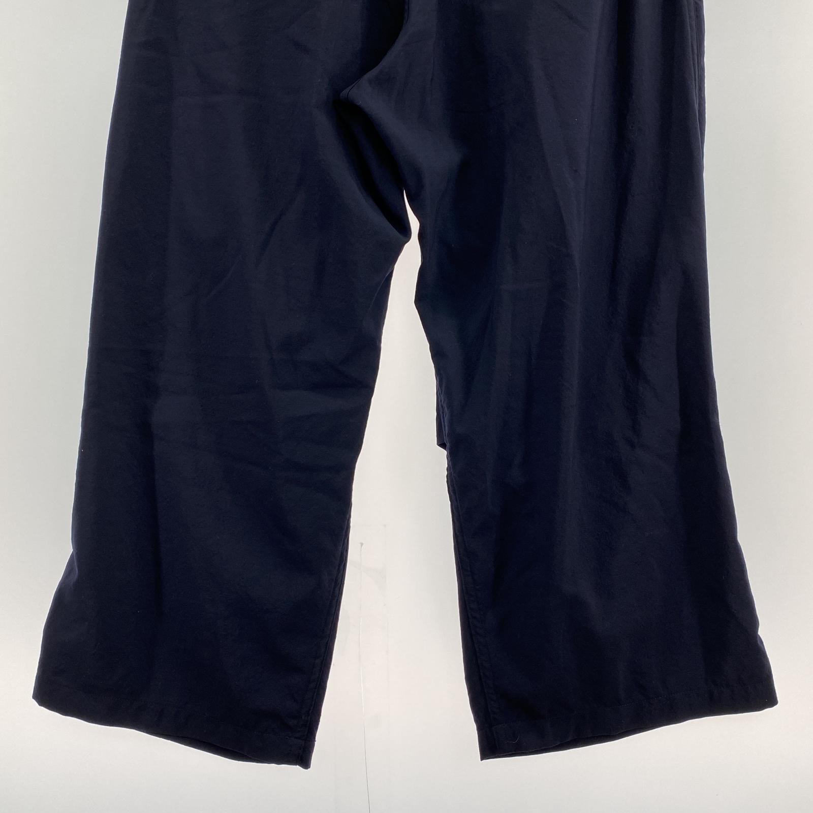 その他ボトムス COMOLI 22SS ウールニータックパンツ 2 紺 V01-03023