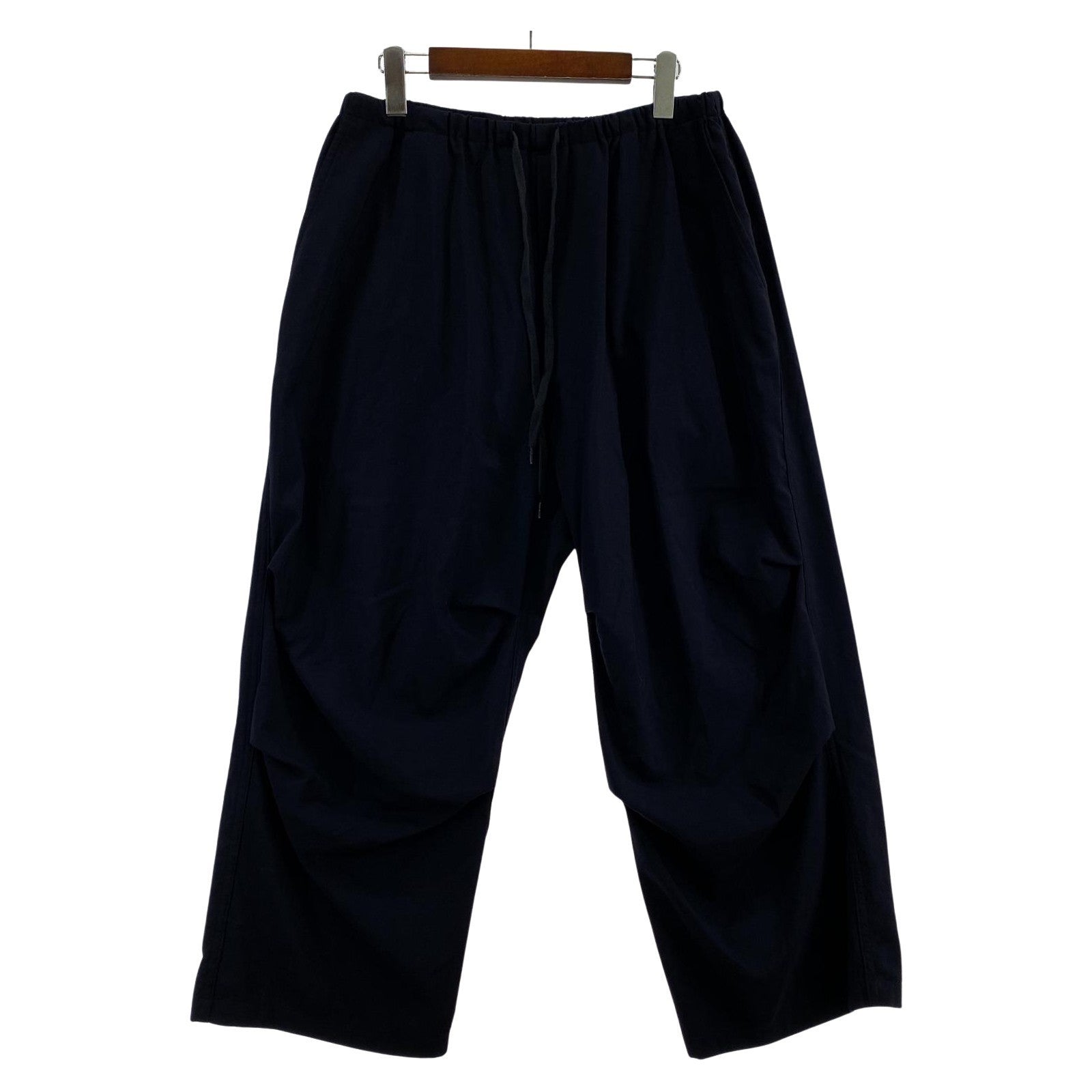 その他ボトムス COMOLI 22SS ウールニータックパンツ 2 紺 V01-03023