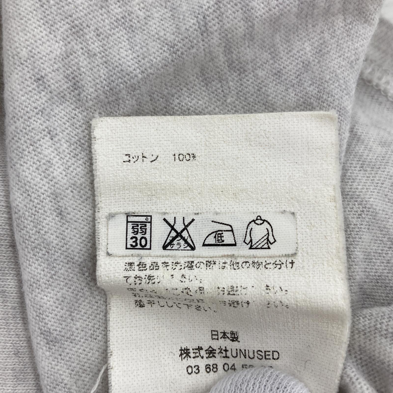 その他トップス UNUSED L/Sカットソー グレー 2 グレー