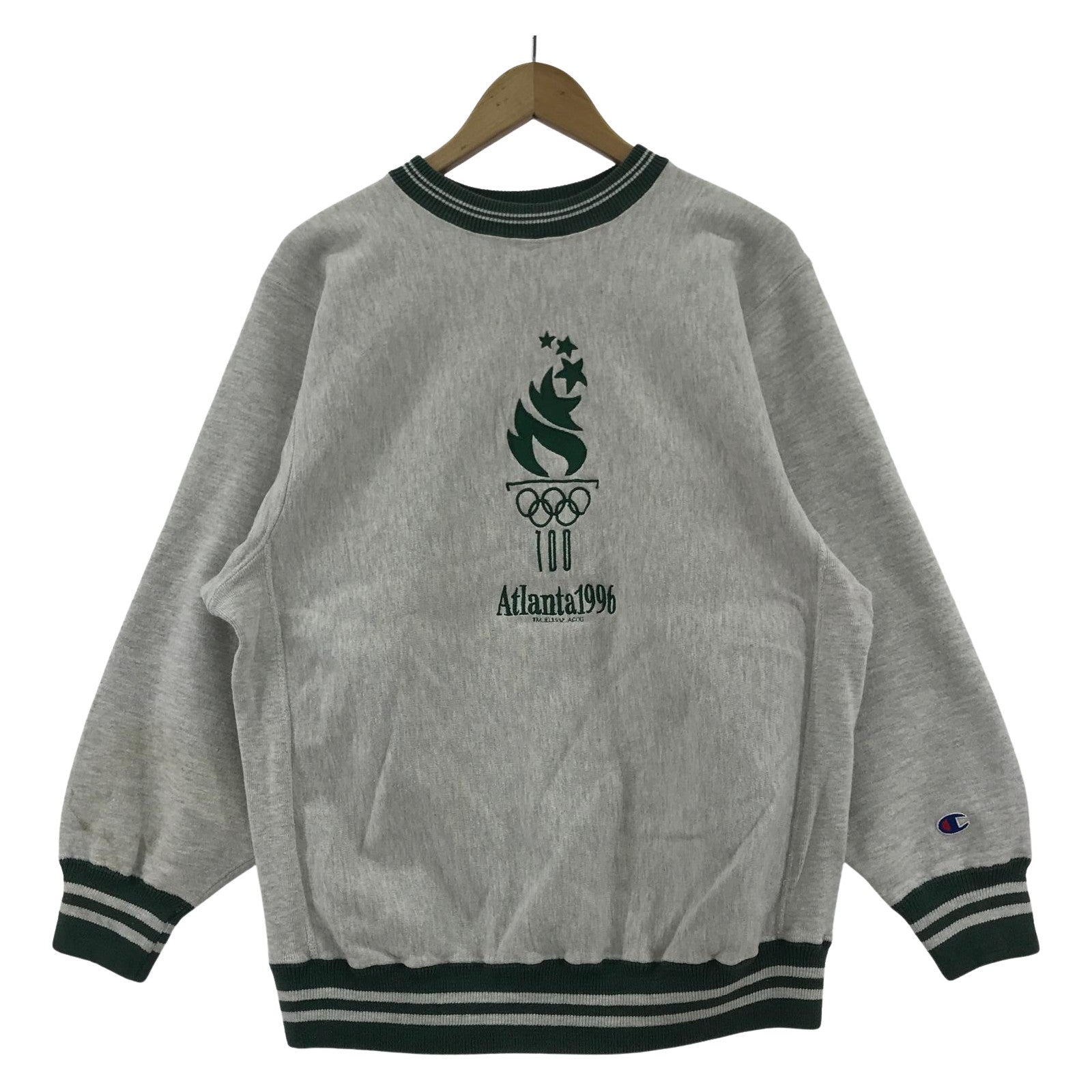 スウェット 90s reverse weave ribline atlant グレー
