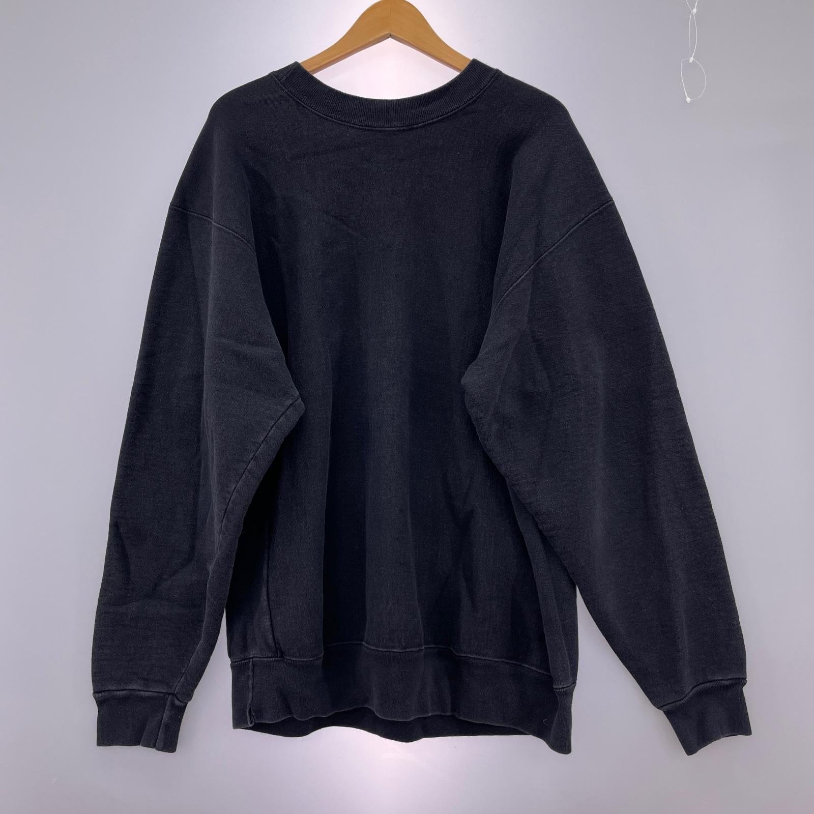 スウェット 90s ''REVERSE TYPE'' Cotton Sweat BLK ブラック