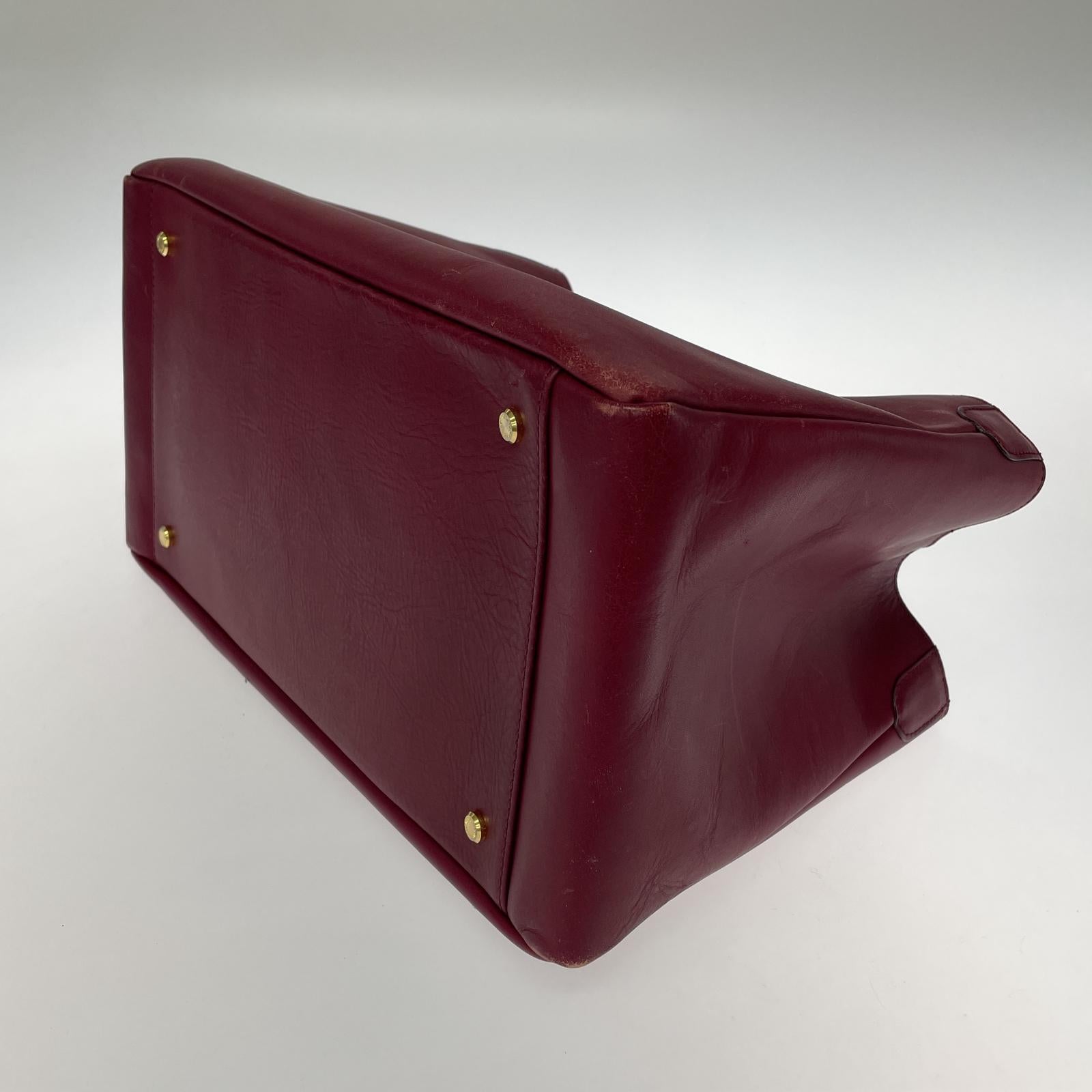 その他バッグ ADMJ Accessoires De Mademoiselle レザー ミニバッグ付ハンドバッグ 赤