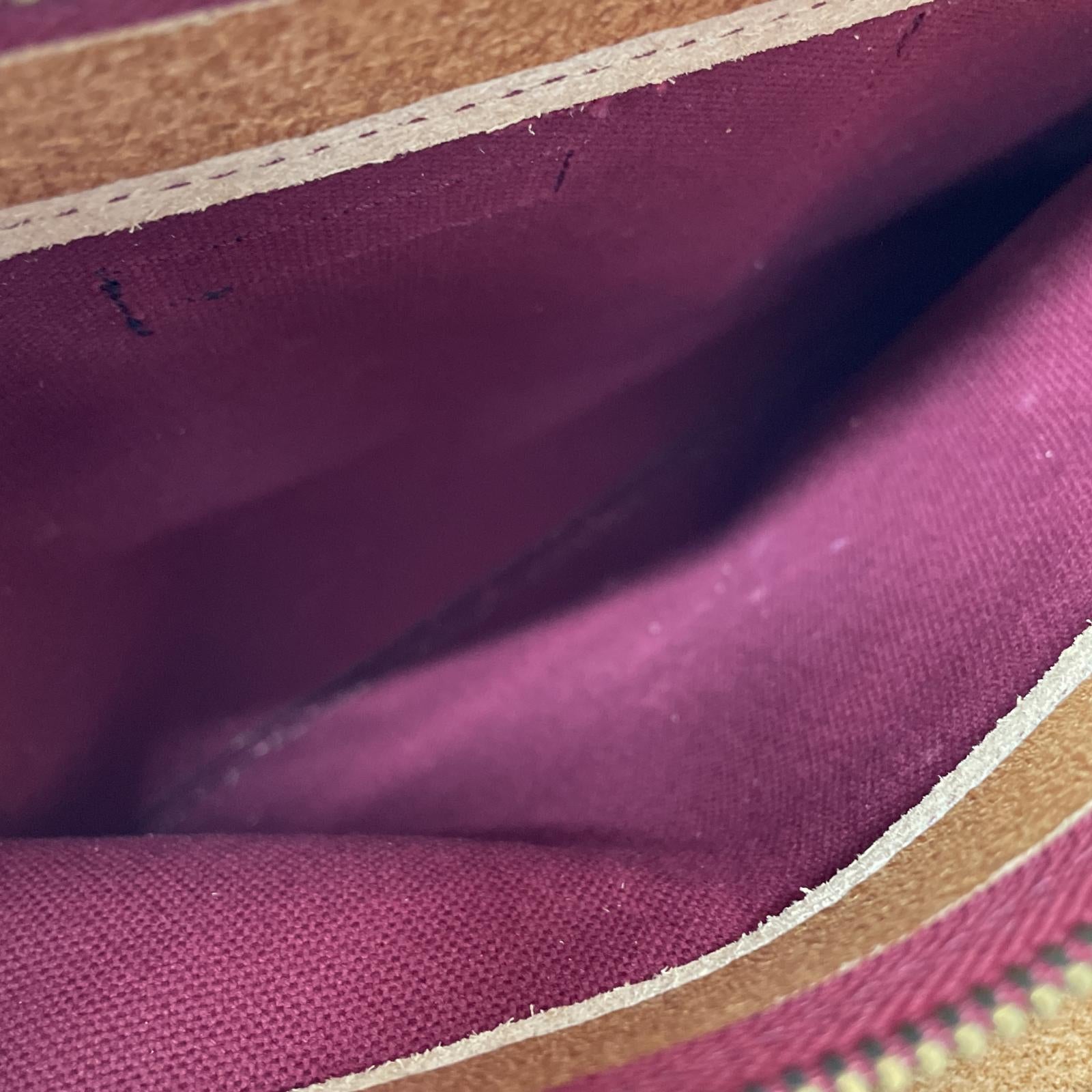 その他バッグ ADMJ Accessoires De Mademoiselle レザー ミニバッグ付ハンドバッグ 赤