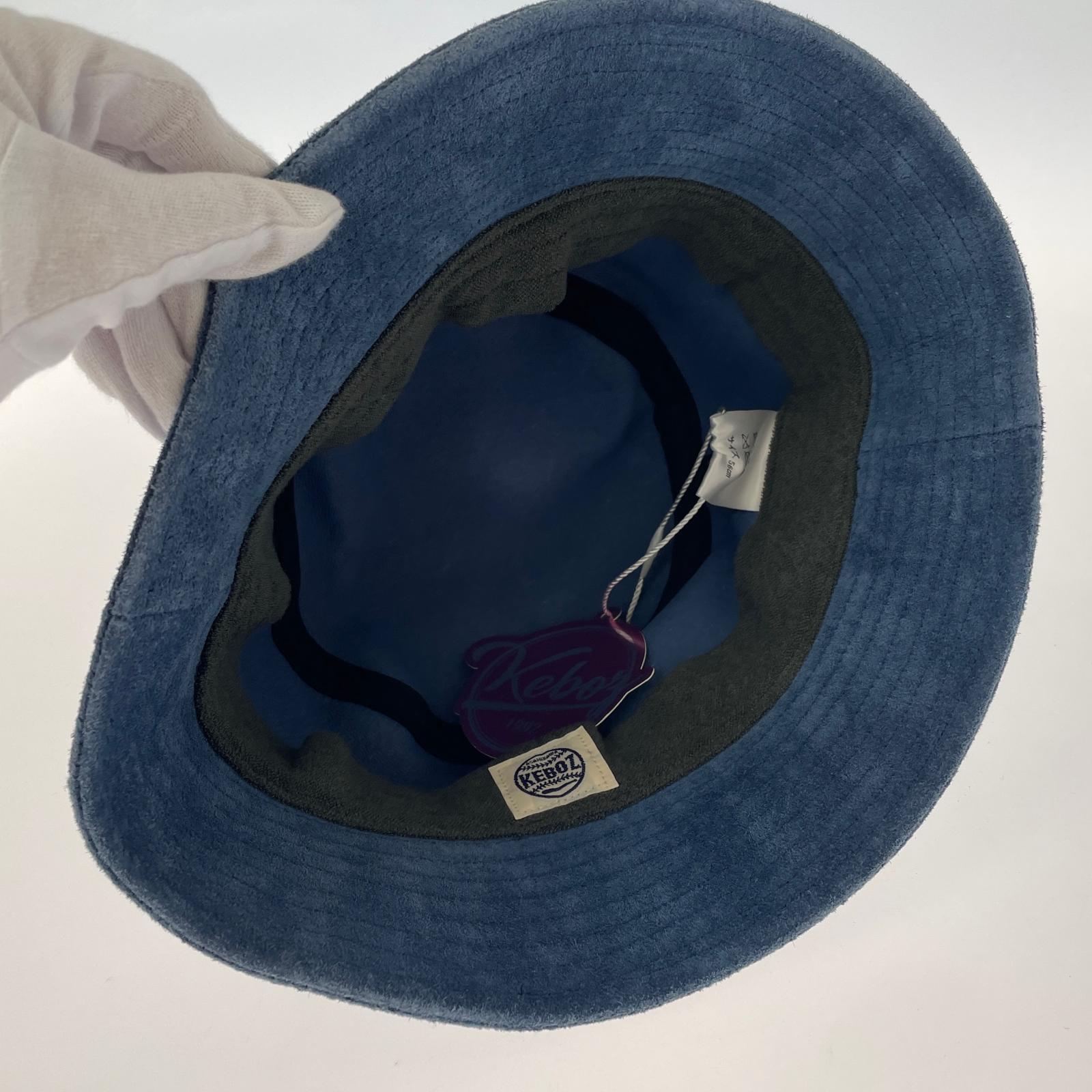 その他帽子 Keboz PIGSKIN BUCKET HAT ネイビー