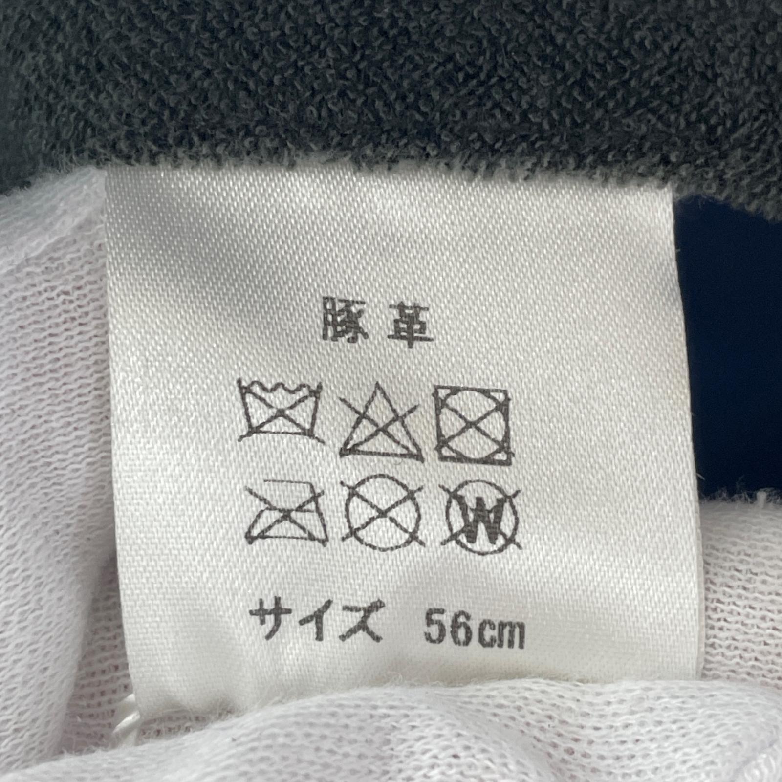 その他帽子 Keboz PIGSKIN BUCKET HAT ネイビー