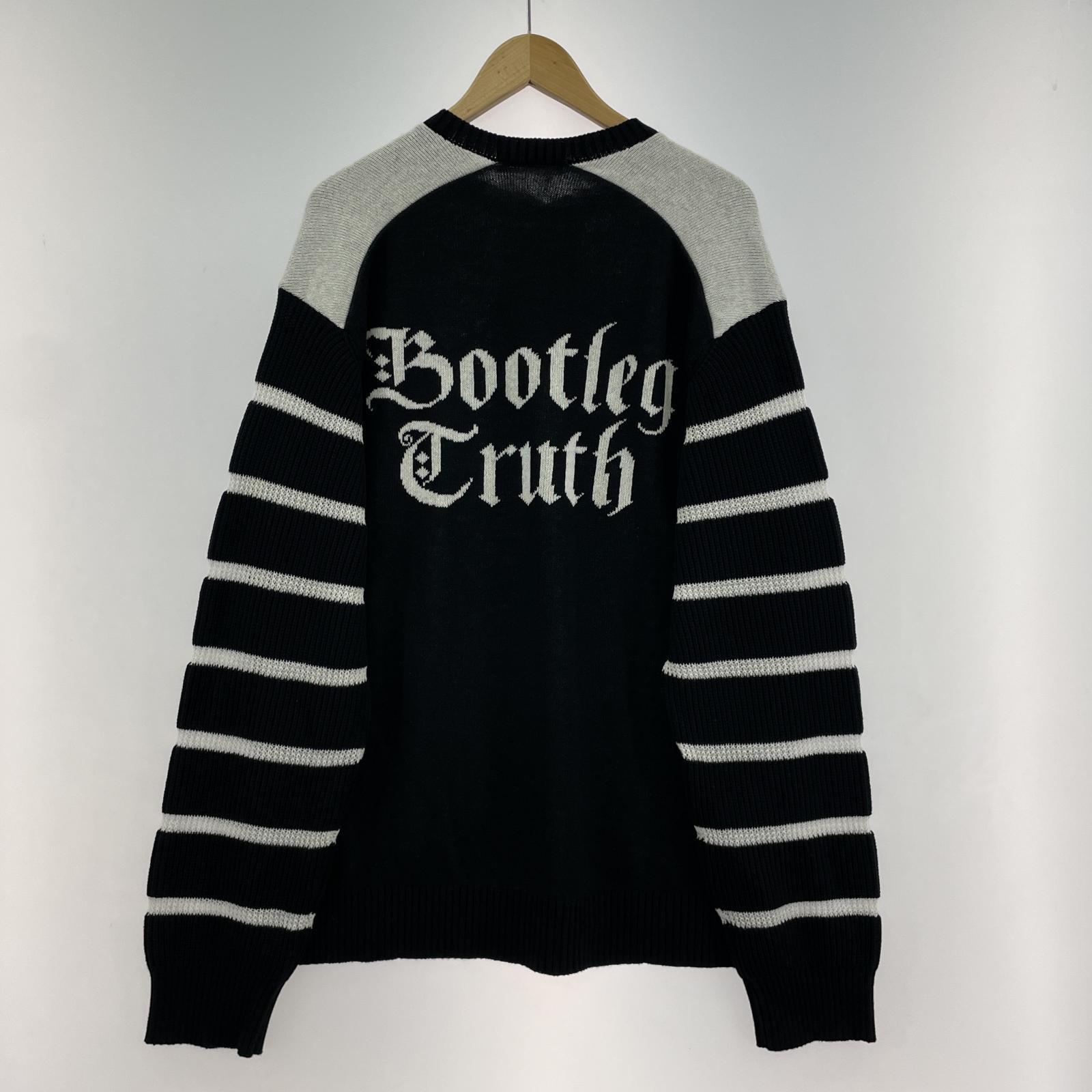 その他トップス UNDERCOVER 19SS Bootleg Truth 袖ボーダーJQニット 3 UCW4904 3 ブラック