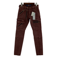 その他ボトムス BLACKMEANS ボンテージデニムパンツ 1 レッド レッド