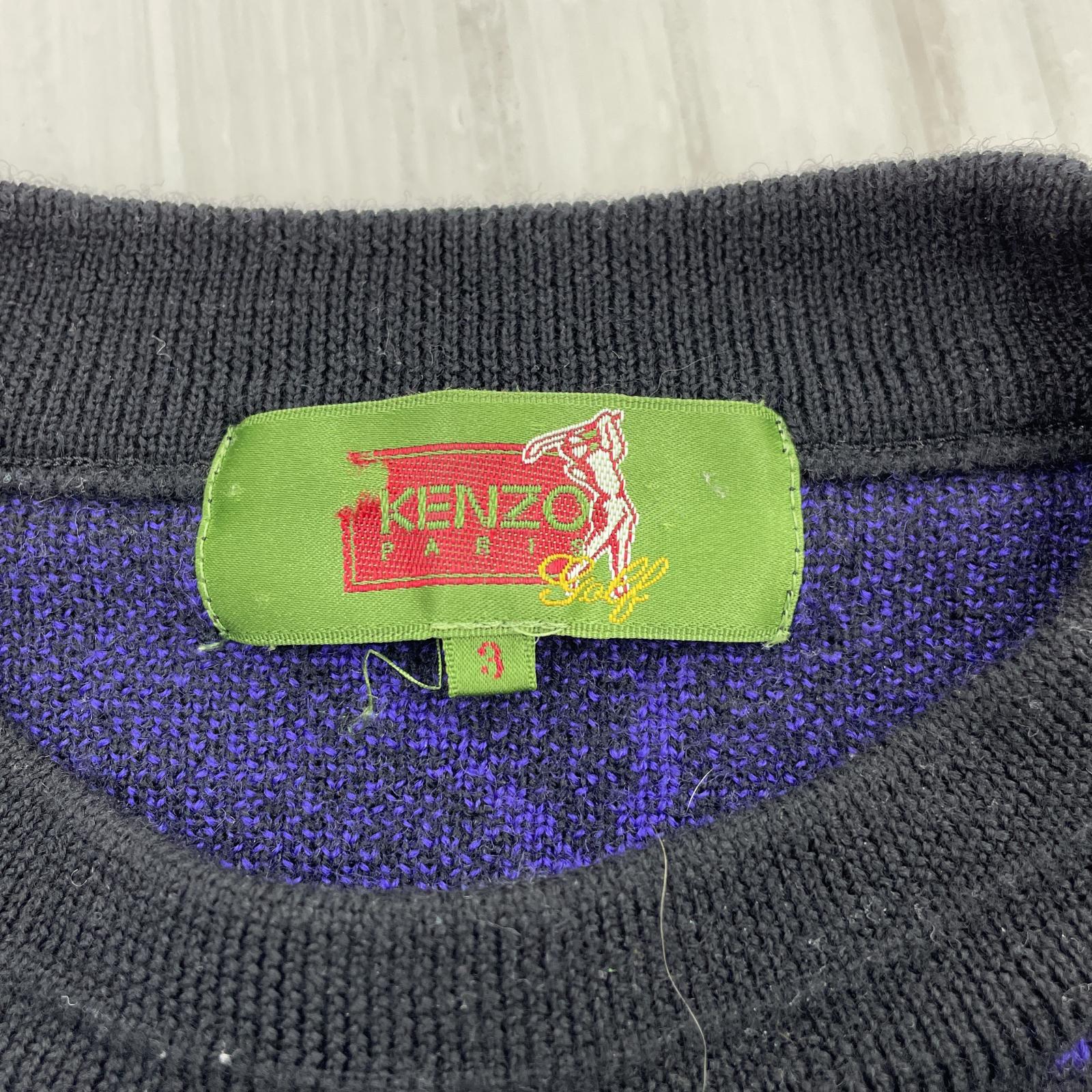 その他トップス KENZO ニット L 3 ブラック