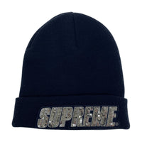 その他帽子 Supreme 17AW スパンコールビーニー 紺