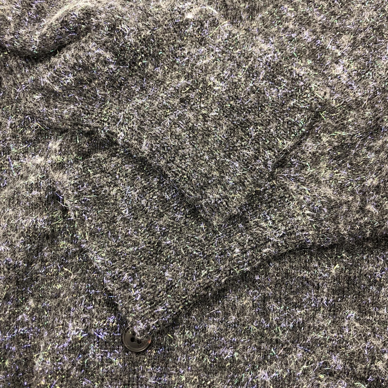 その他アウター YOKE 24AW PEARL GLITTER BLEND WOOL CARDIGAN (2) 2 ブラック