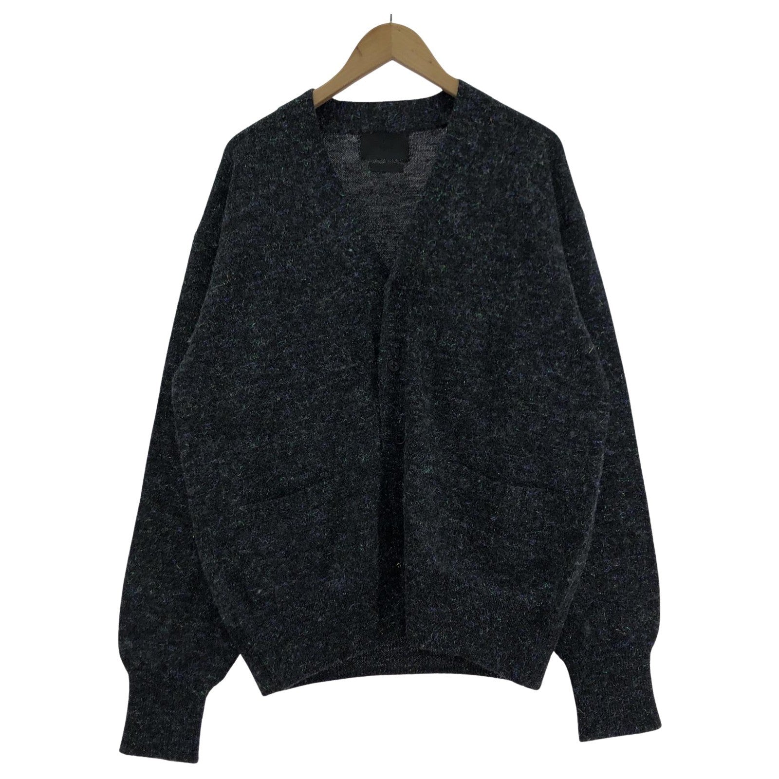 その他アウター YOKE 24AW PEARL GLITTER BLEND WOOL CARDIGAN (2) 2 ブラック