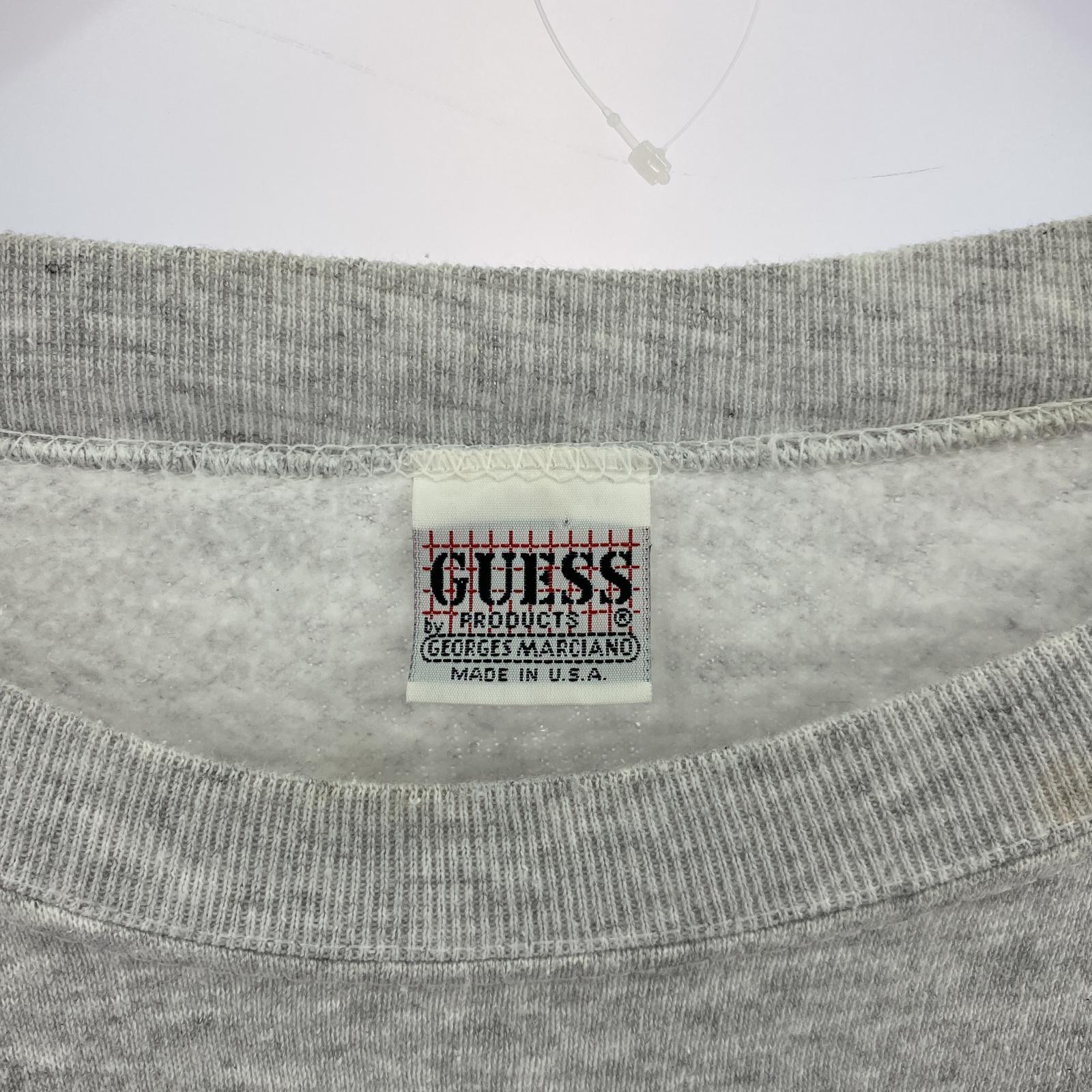 その他トップス GUESS 90s USA製 L/Sトレーナー GRY グレー