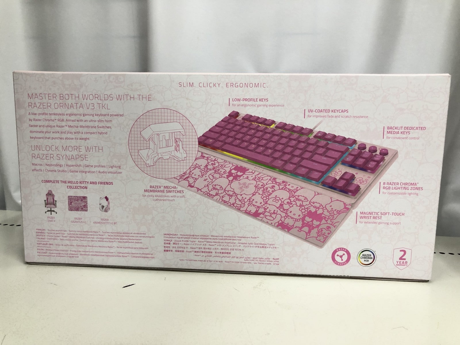 RAZER ORNATA V3 TENKEYLESS HELLO KITTY AND FRIENDS パソコン