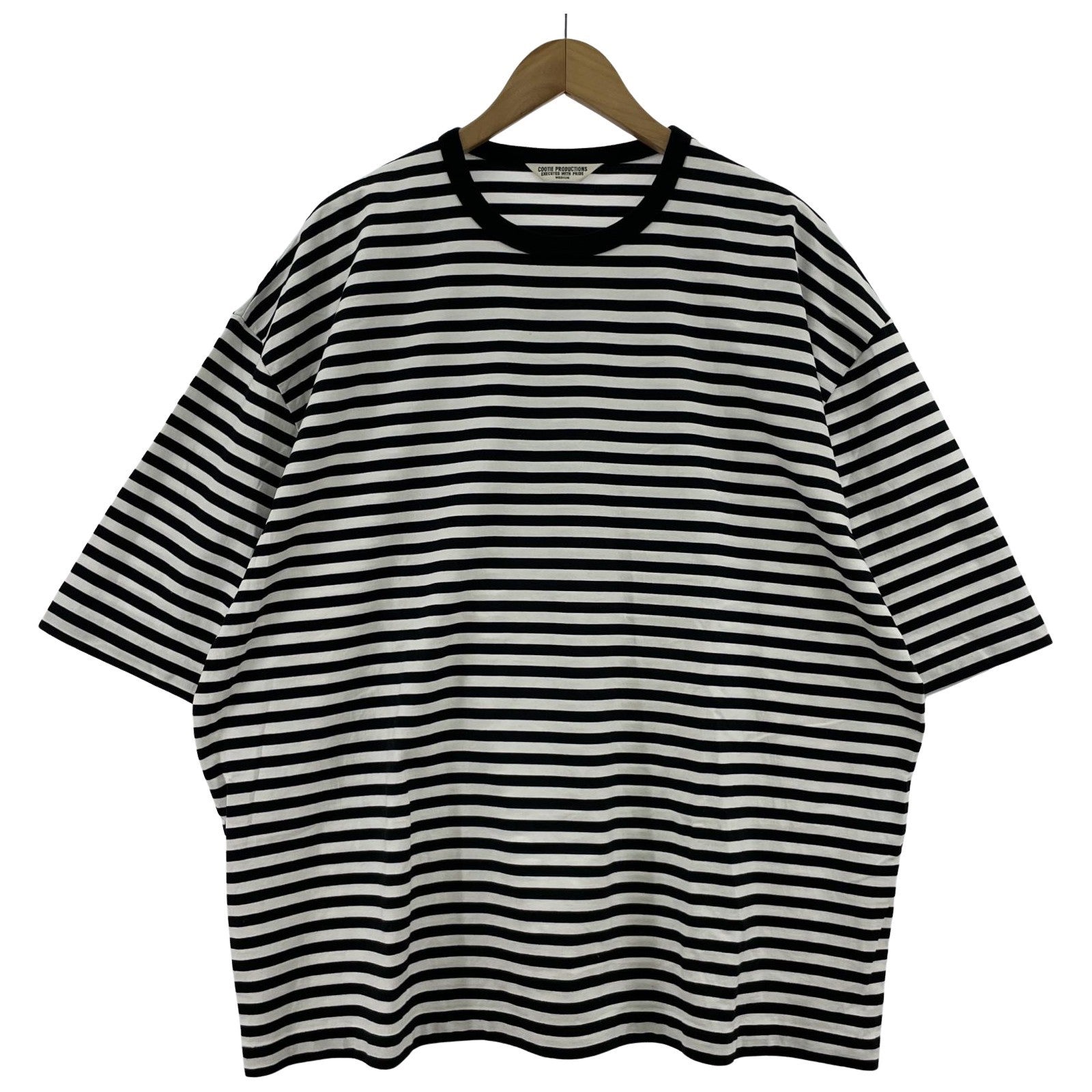 その他トップス COOTIE BORDER S/S TEE M ブラック