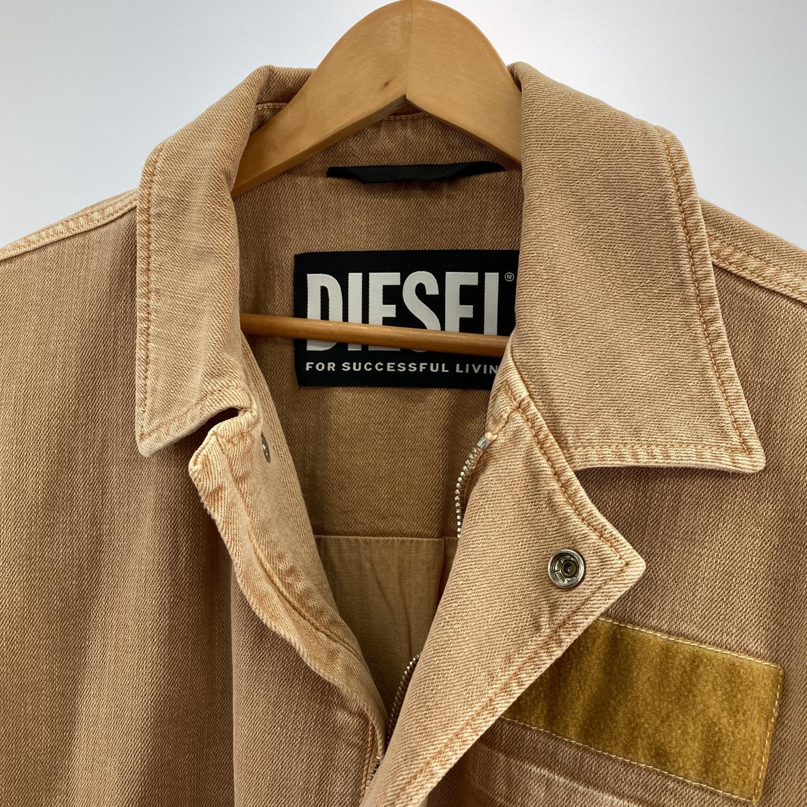 その他アウター DIESEL J-GEORG カットオフデニムジャケット S ベージュ