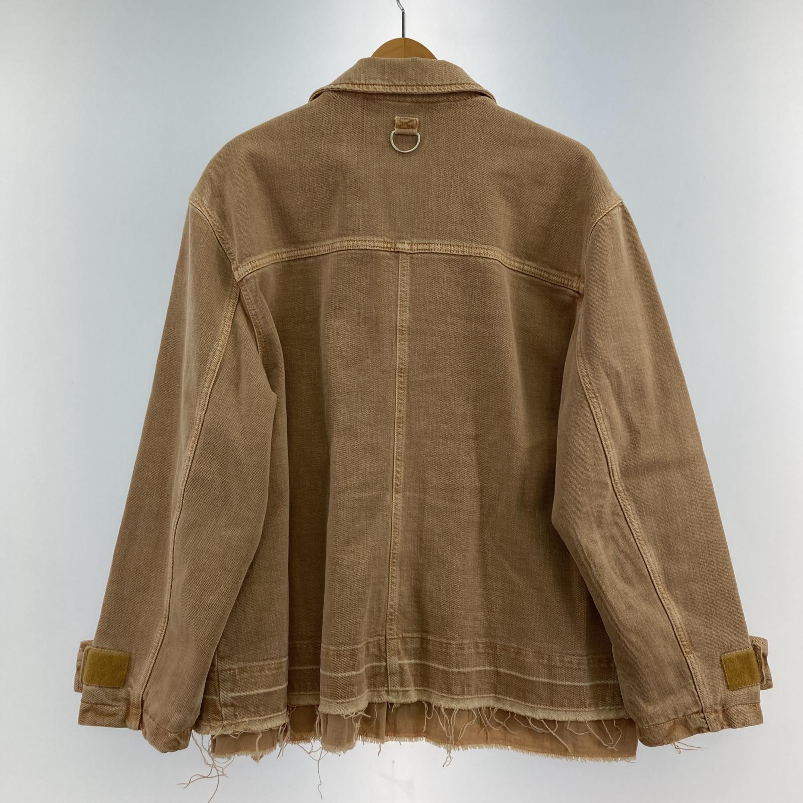 その他アウター DIESEL J-GEORG カットオフデニムジャケット S ベージュ