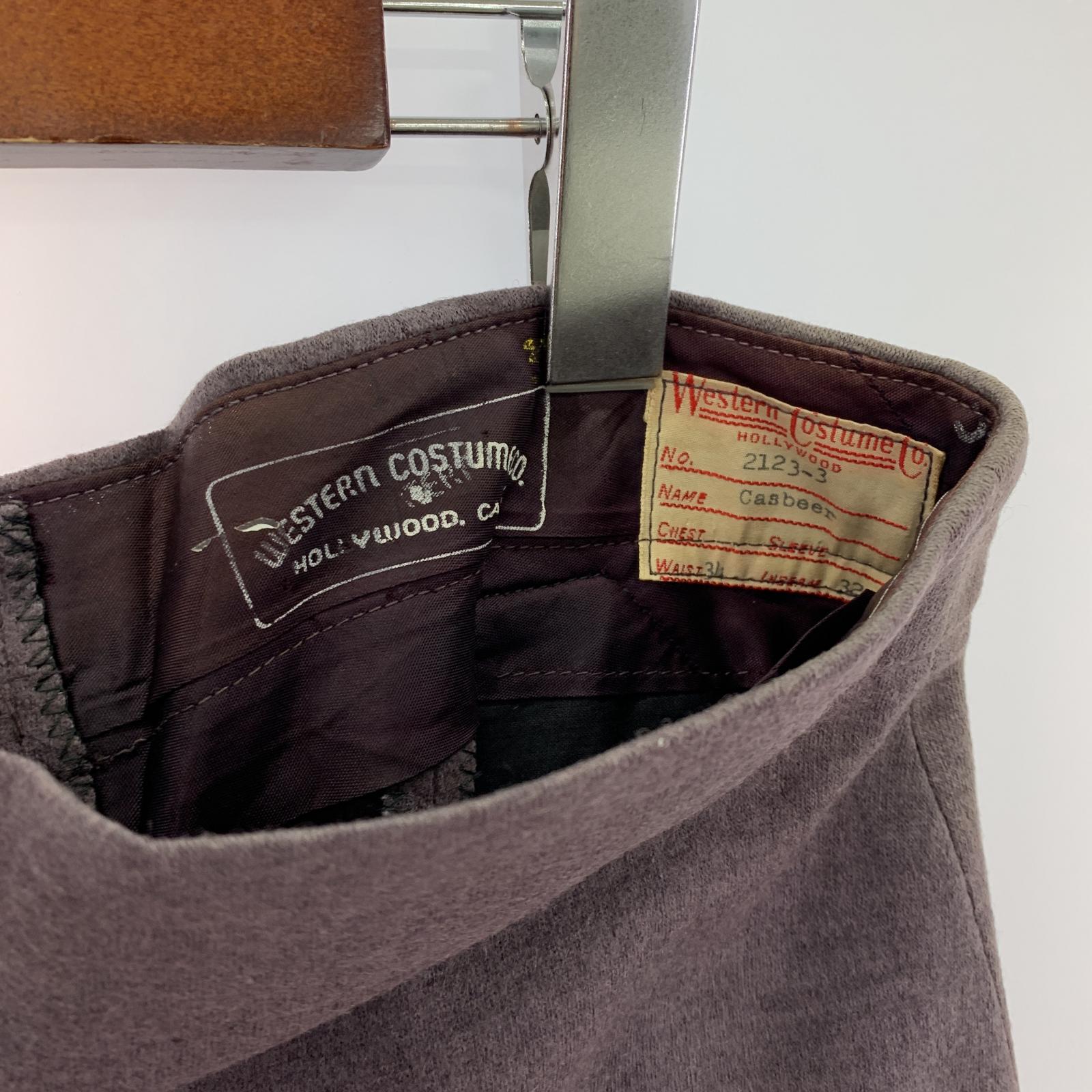 その他ボトムス OLD 40s頃 WESTERN COSTUME CO HOLLYWOOD ウールウエスタンパンツ