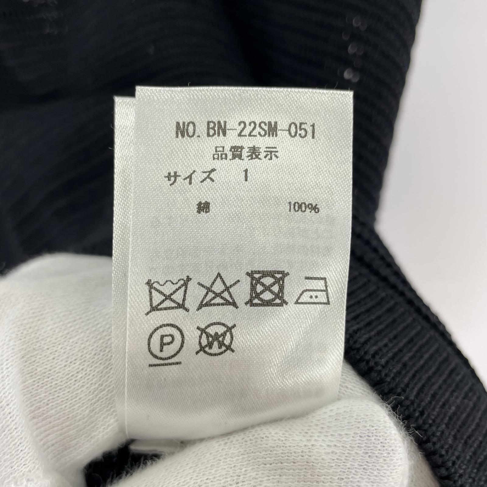 その他トップス BATONER SUMMER KNIT T-SHIRT 1 1 ブラック