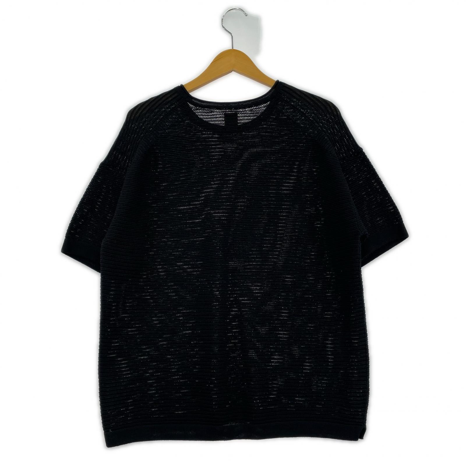 その他トップス BATONER SUMMER KNIT T-SHIRT 1 1 ブラック