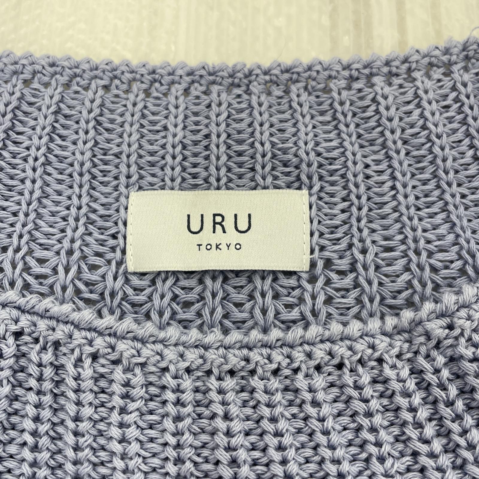 その他トップス URU CREW NECK OVER KNIT F フリー