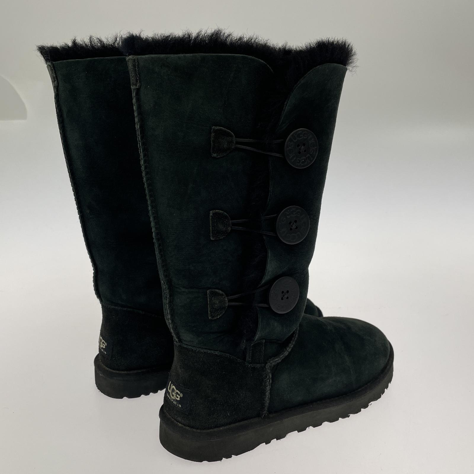 ブーツ UGG/ムートンロングブーツ/BLK/23.0cm ブラック