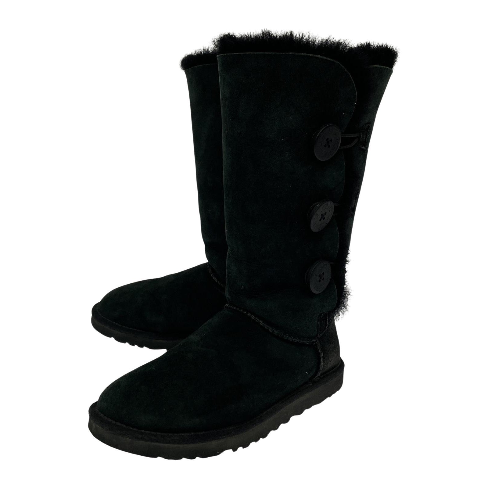 ブーツ UGG/ムートンロングブーツ/BLK/23.0cm ブラック