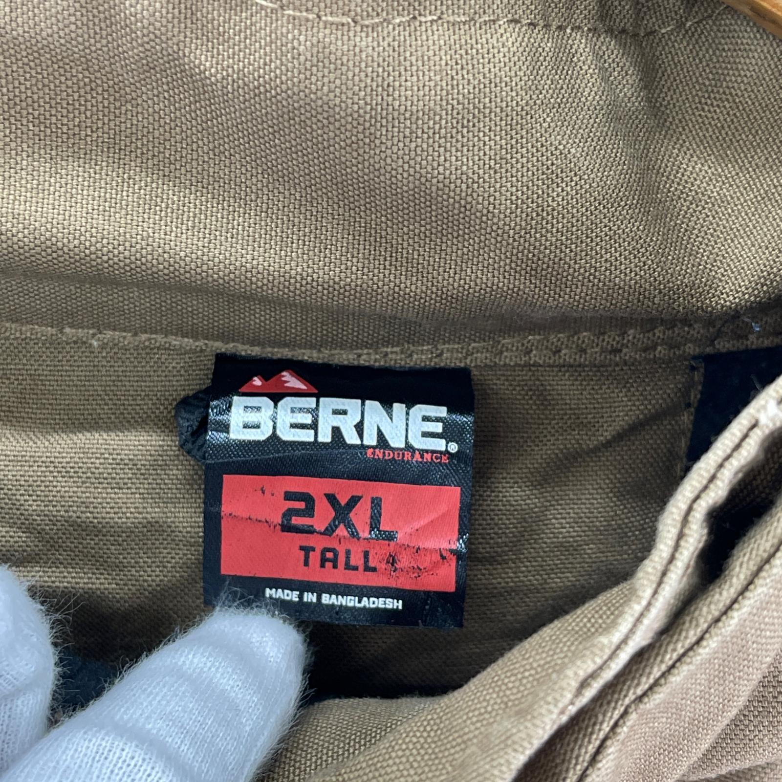 その他アウター BERNE ダック地 アクティブジャケット 2XL BRN ブラウン