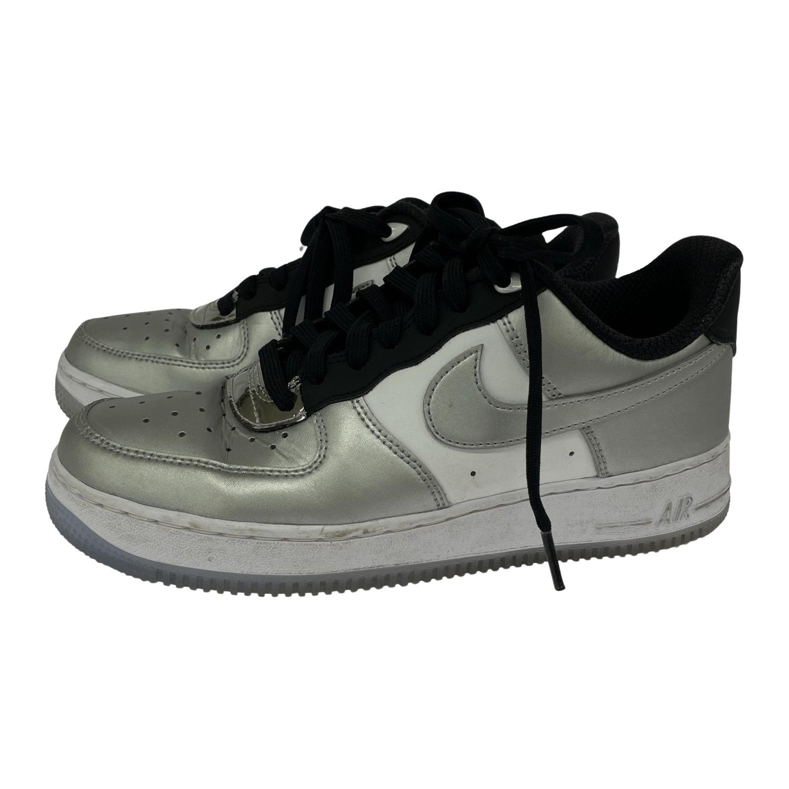 スニーカー NIKE Women's Air Force 1 Low Chrome 25cm (US7 UK6 1/2 EU40) シルバー