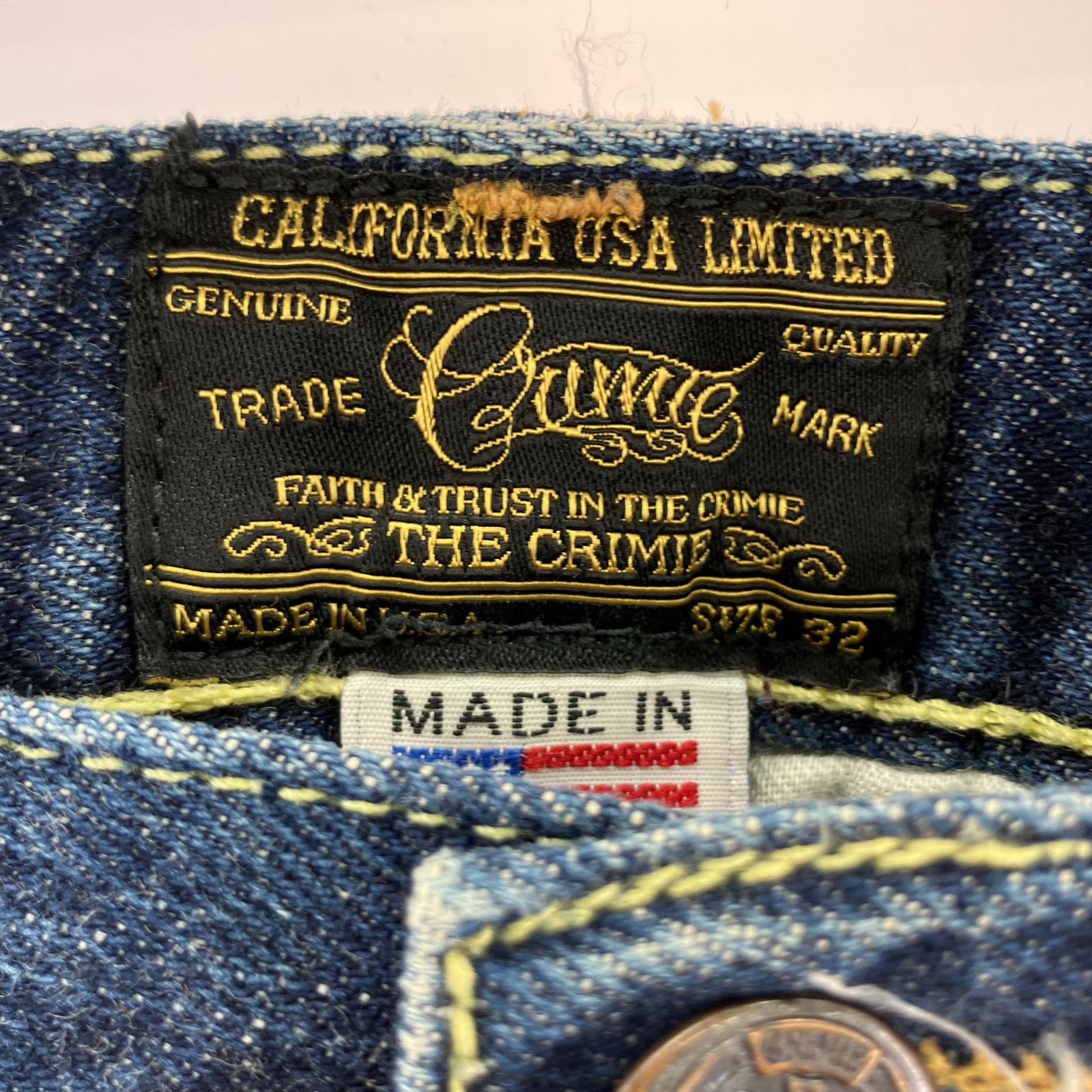 その他ボトムス CRIMIE デニムパンツ インディゴ 32