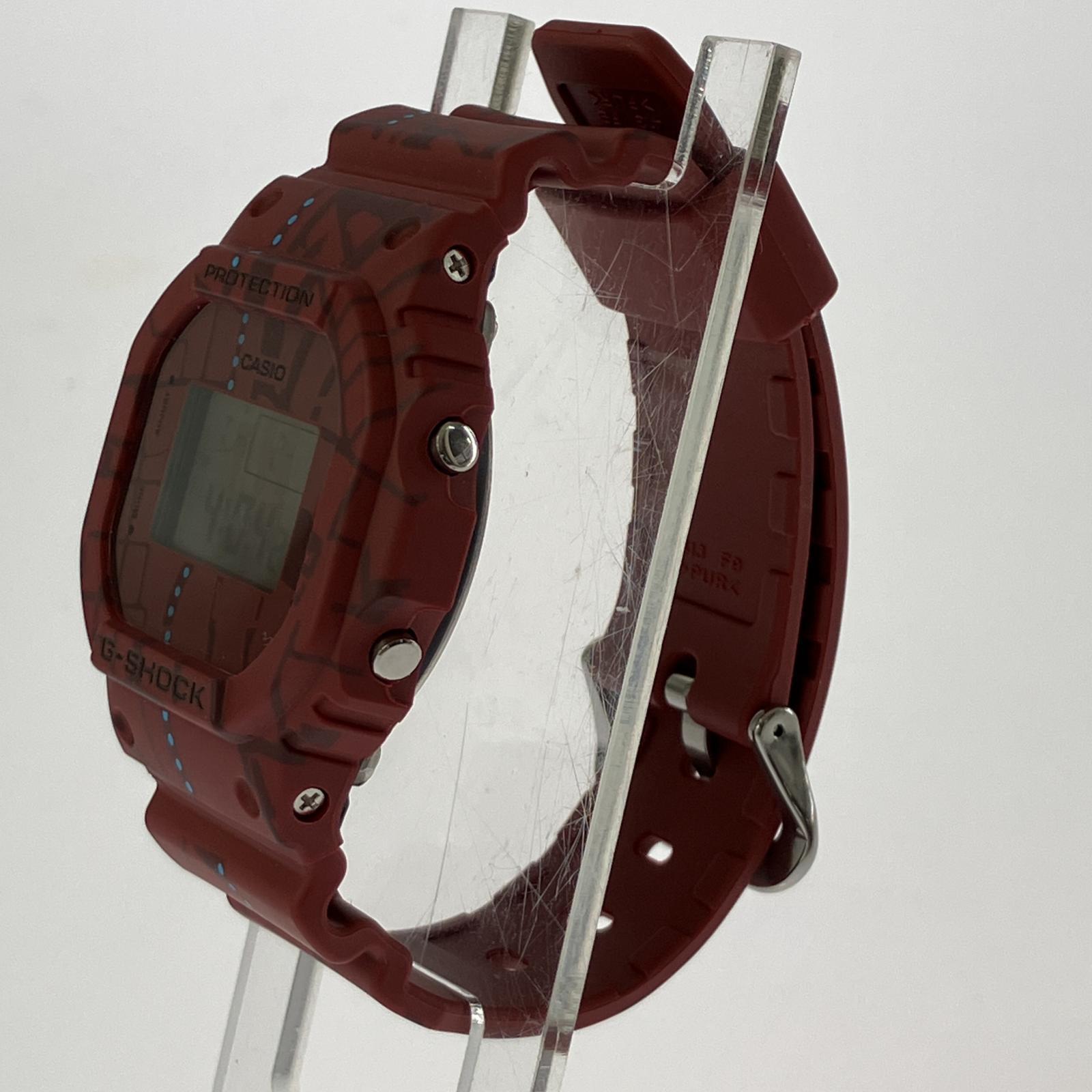 腕時計 G-SHOCK タフネスウォッチ 渋谷地図グラフィック DW-5600SBY 赤 レッド