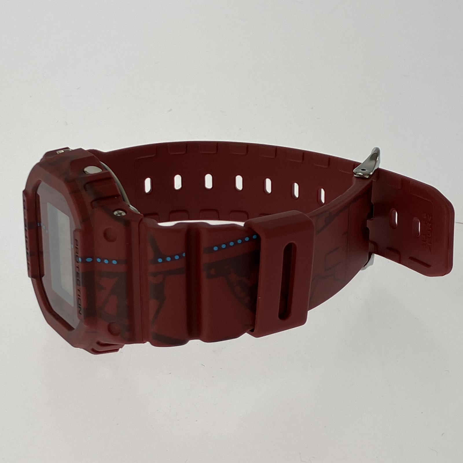 腕時計 G-SHOCK タフネスウォッチ 渋谷地図グラフィック DW-5600SBY 赤 レッド