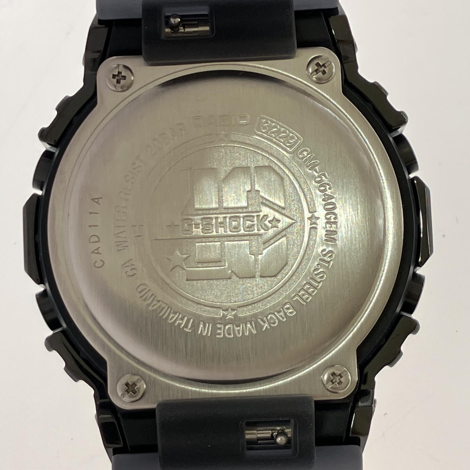 腕時計 G-SHOCK 40周年記念 アドヴェンチャラーズストーン エリック・ヘイズ GM-5640GEM-1JR 黒 ブラック