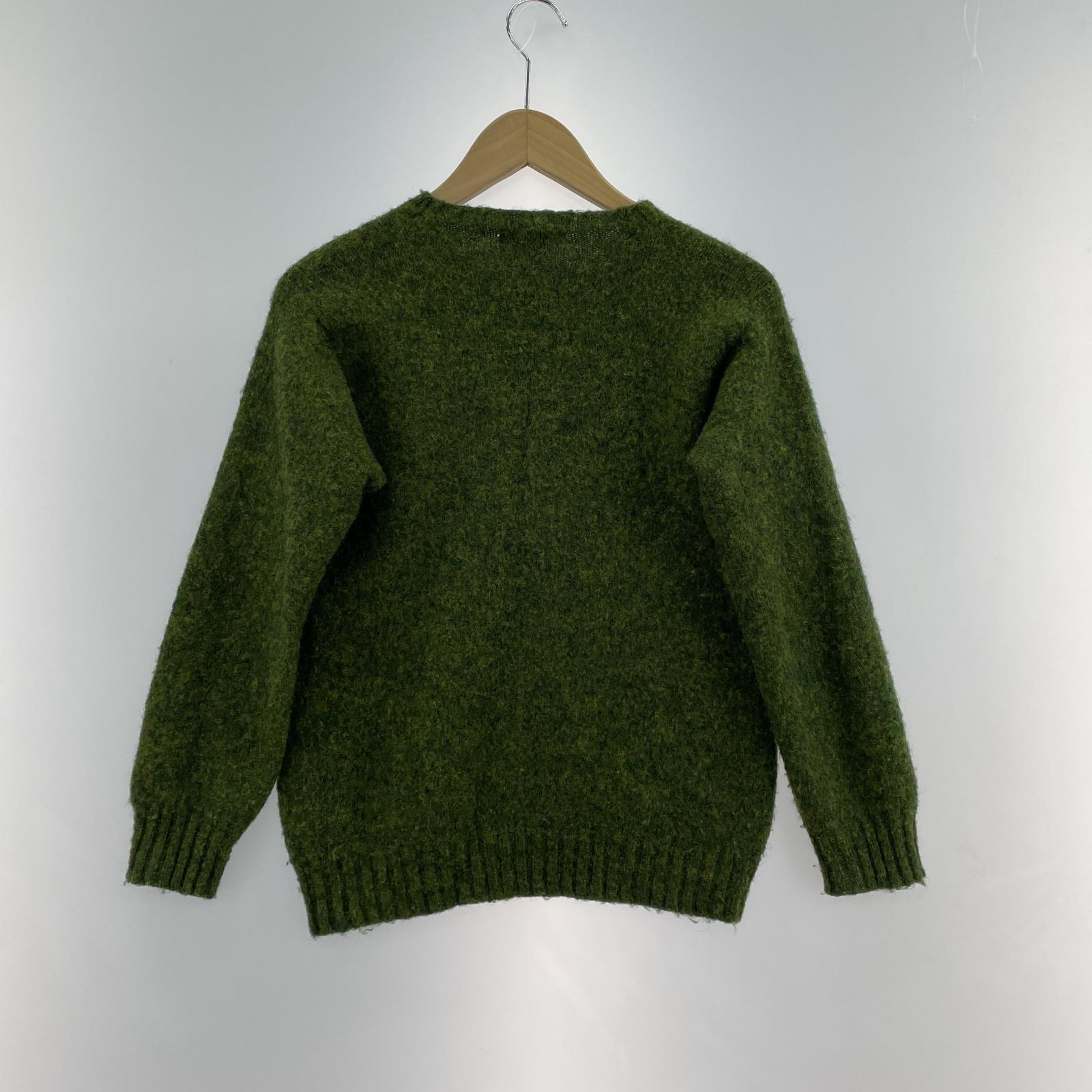 その他トップス Peter Blance Shetland ニットセーター グリーン グリーン