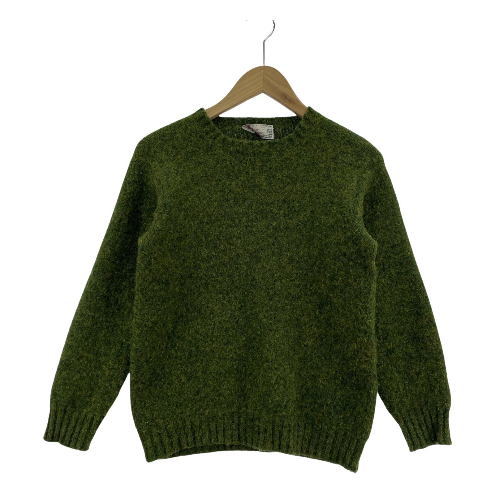 その他トップス Peter Blance Shetland ニットセーター グリーン グリーン