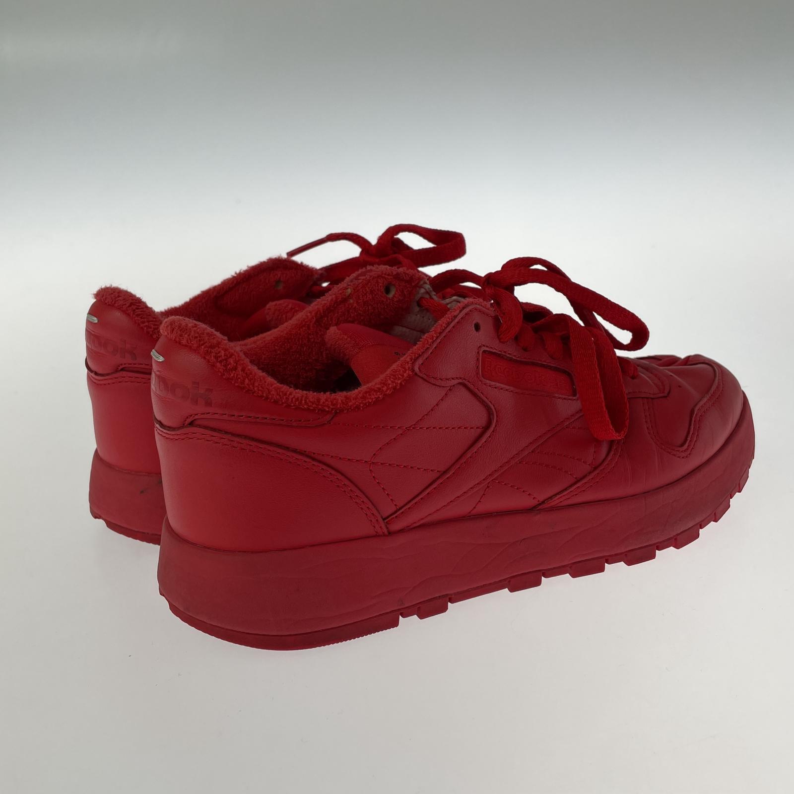 スニーカー MAISON MARGIELA×Reebok タビスニーカー 赤 25.5cm レッド