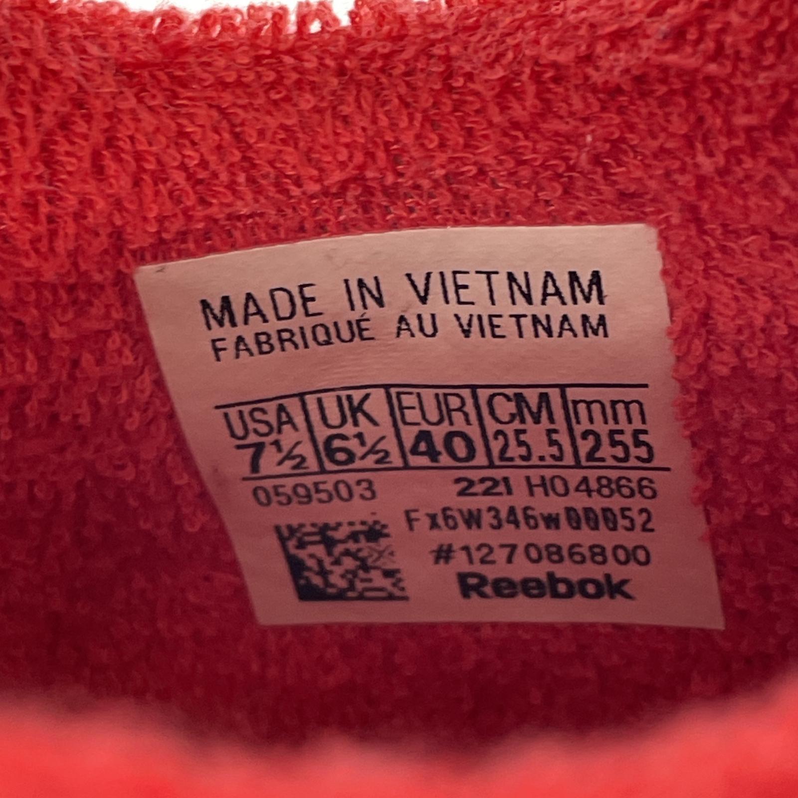 スニーカー MAISON MARGIELA×Reebok タビスニーカー 赤 25.5cm レッド