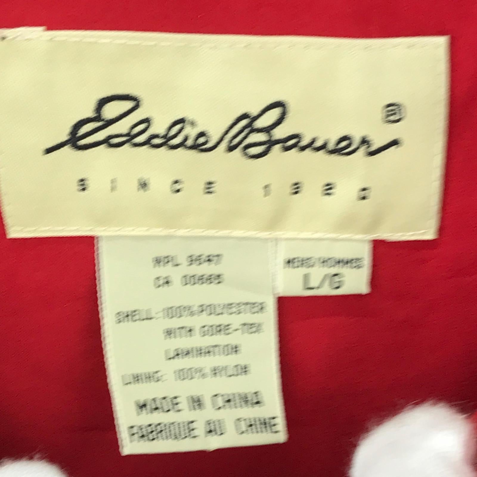 その他アウター 00s eddie bauer nylon parka 赤 L レッド