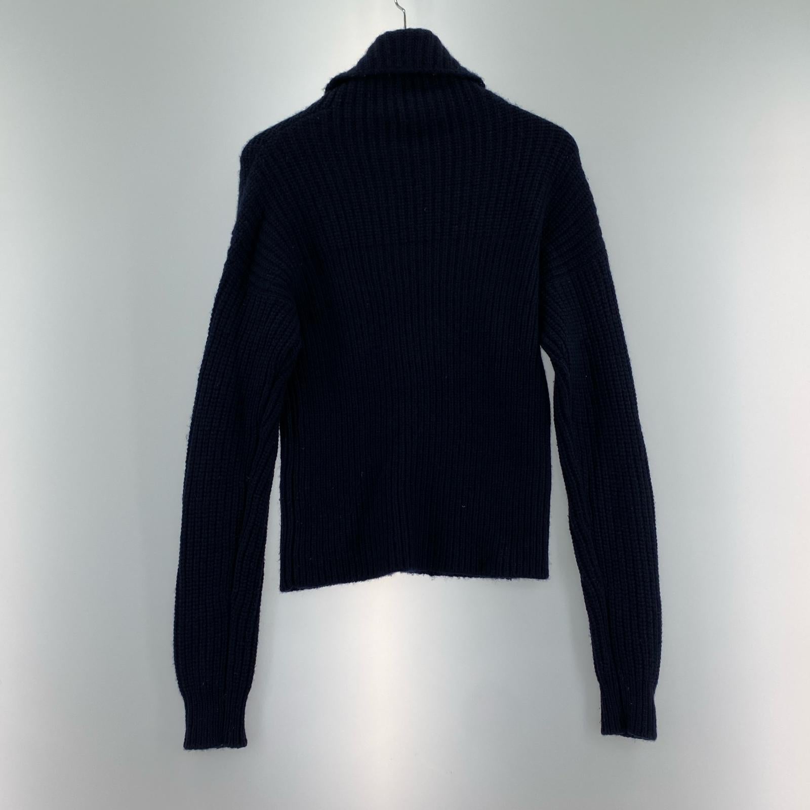 その他トップス VONDEL カシミヤ リブクルーネックニット ネイビー S ネイビー