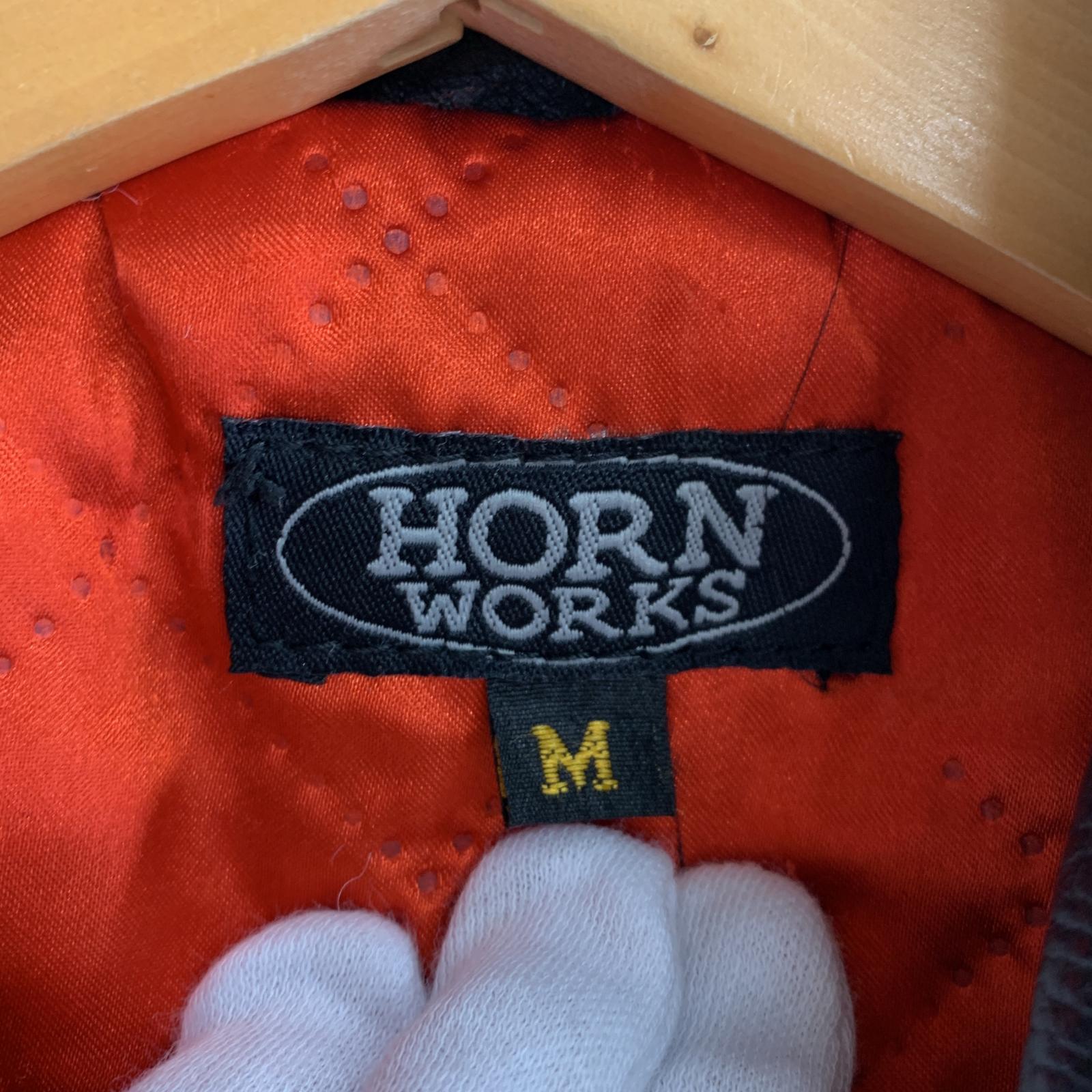 その他アウター HORN WORKS レザーダブルライダースジャケット(M) M ブラック