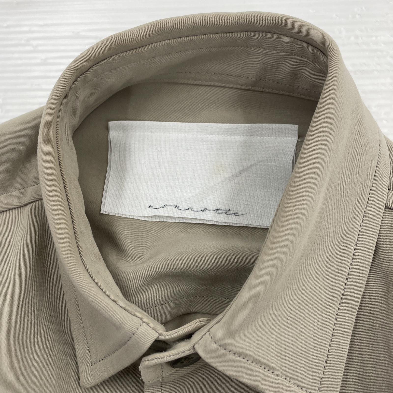 長袖シャツ NONNOTTE Oversized Shirt Clear Heavy Broadcloth シャツ 4 4 ベージュ