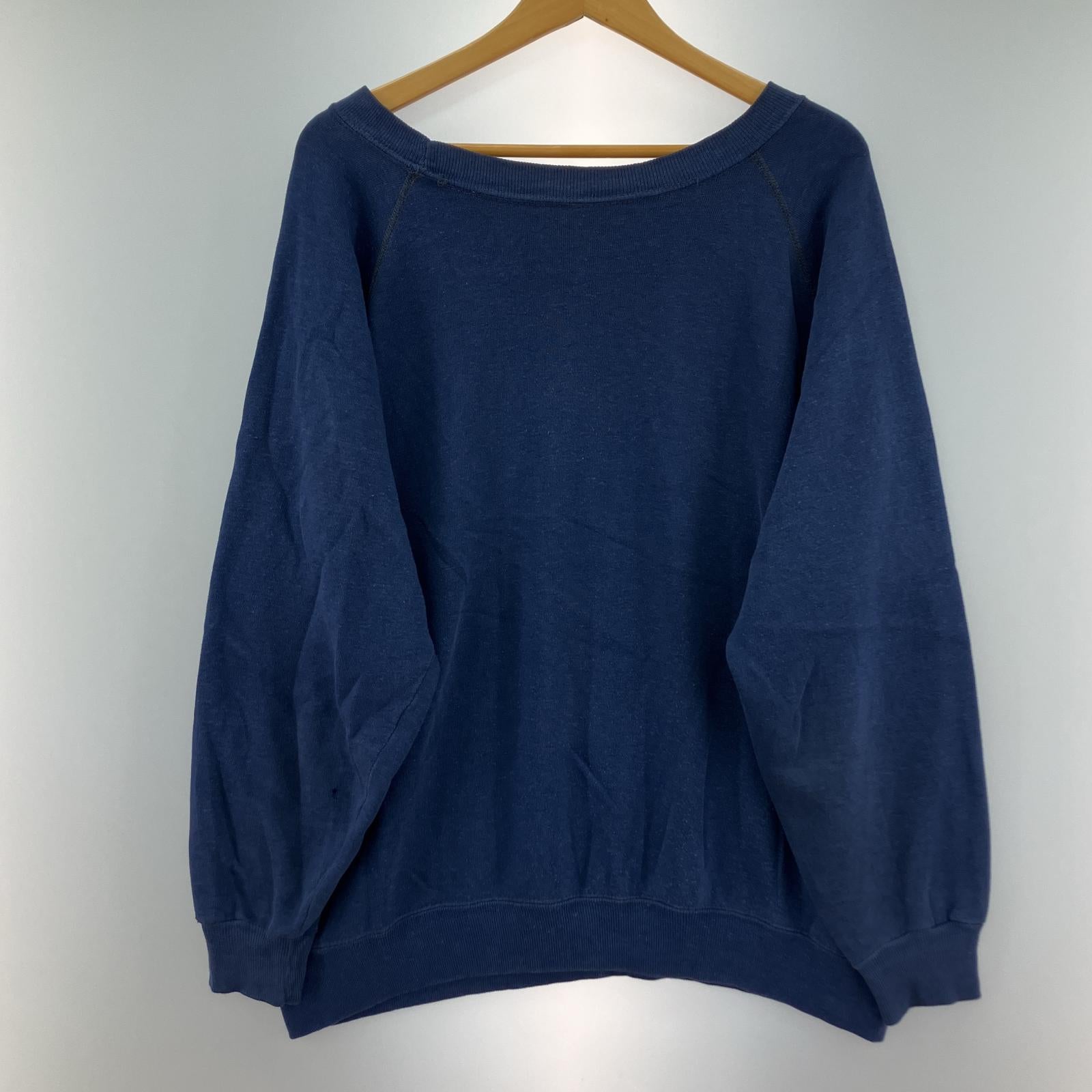 その他トップス 80s sportswear sweatshirts ネイビー 50 50 ネイビー
