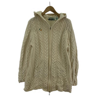 その他トップス 90saran crafts アイルランド製 フィッシャーマンジップニット XS ベージュ