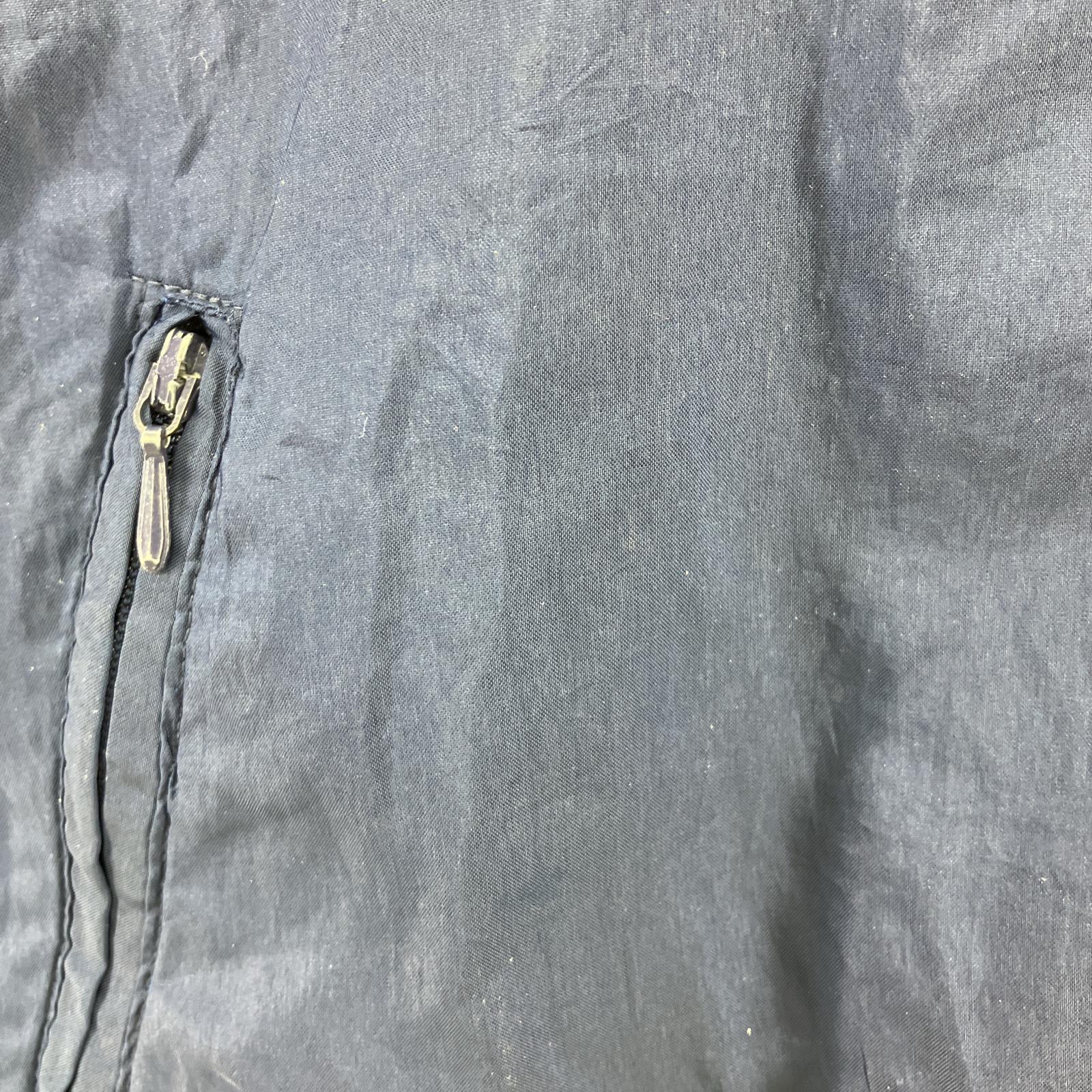 その他アウター OLD・VINTAGE 80s adidas 万国旗タグ ナイロンジャケット 紺 赤 L