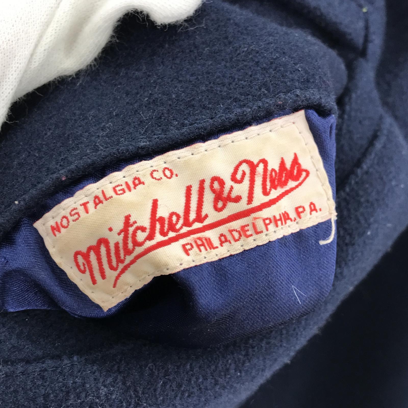その他アウター mitchell&ness/スタジャン/56/NVY/ソデレザー ネイビー