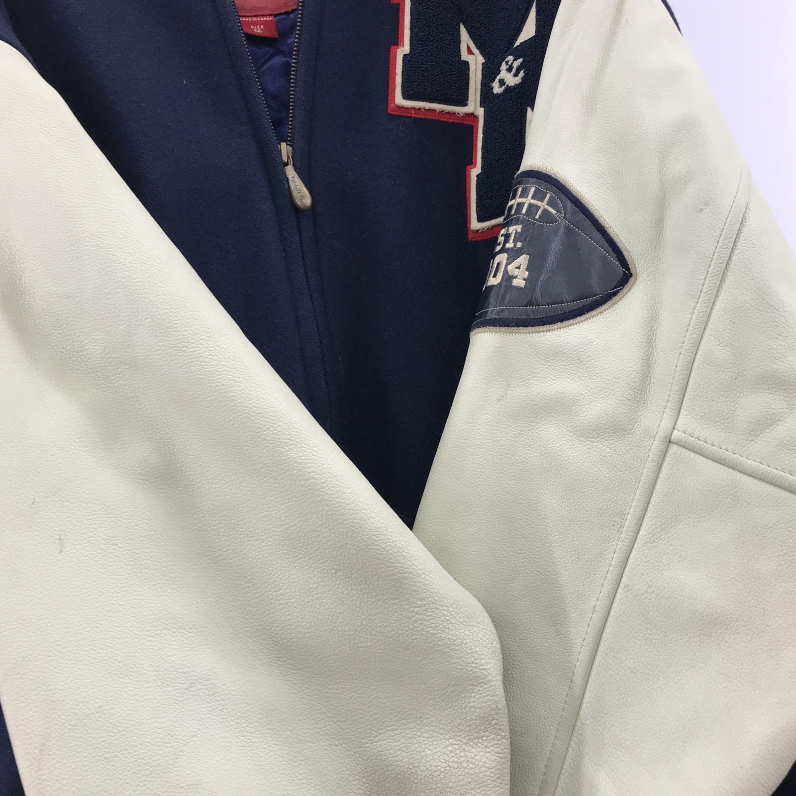 その他アウター mitchell&ness/スタジャン/56/NVY/ソデレザー ネイビー