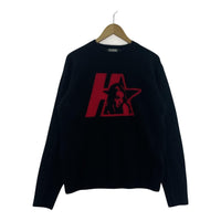 その他トップス HYSTERIC GLAMOUR STAR WOMAN編込 プルオーバー (L) 02203NS10 L ブラック