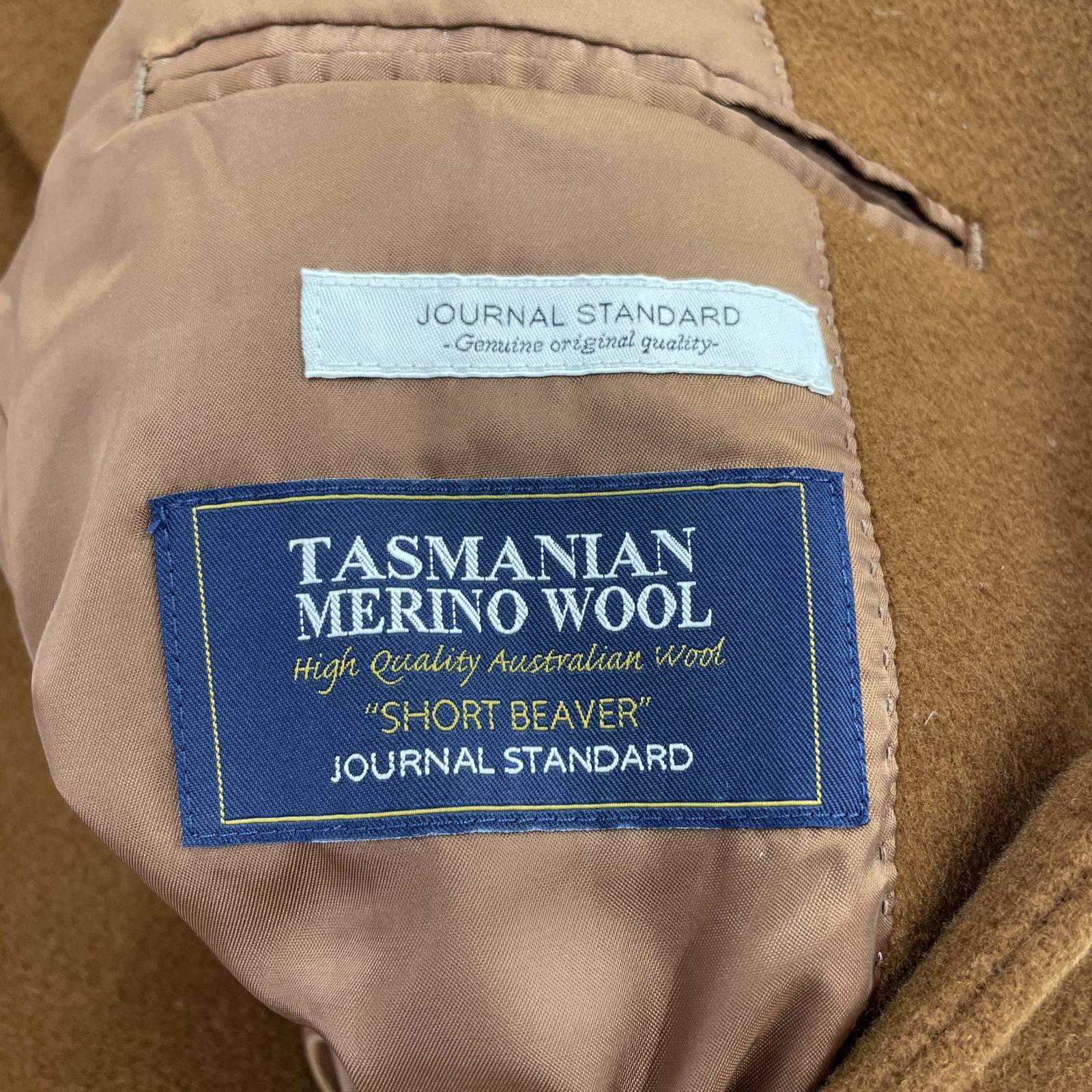 その他アウター JOURNAL STANDARD タスマニアウールコート 茶 M ブラウン