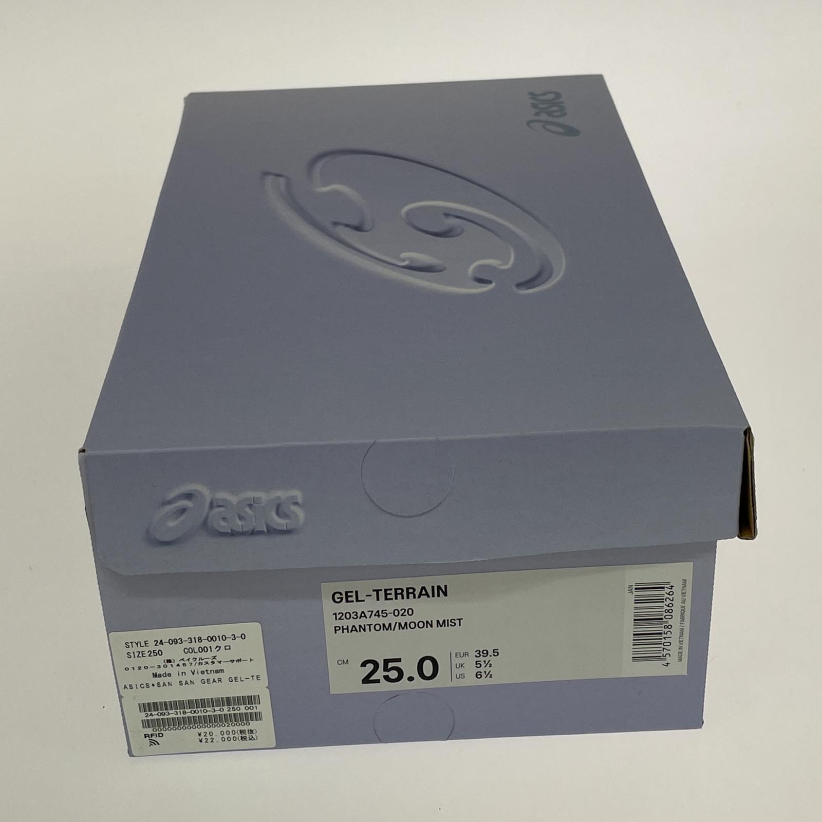 スニーカー ASICSxSAN SAN GEAR GEL-TERRAIN 25cm 1203A745 25cm (US7 UK6 1/2 EU40) ブラック