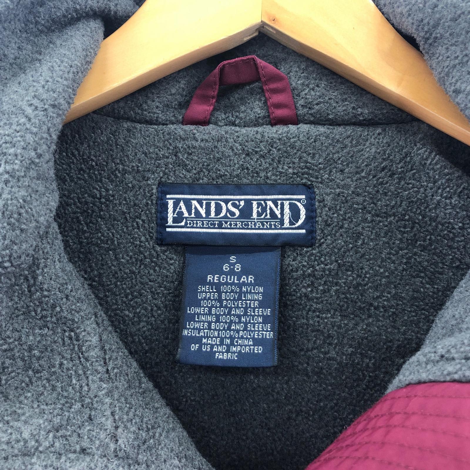その他アウター LAND'S END ナイロンパーカー S S レッド